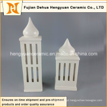 Alta Qualidade Alta Forma Rise Ceramic Candle Holder House